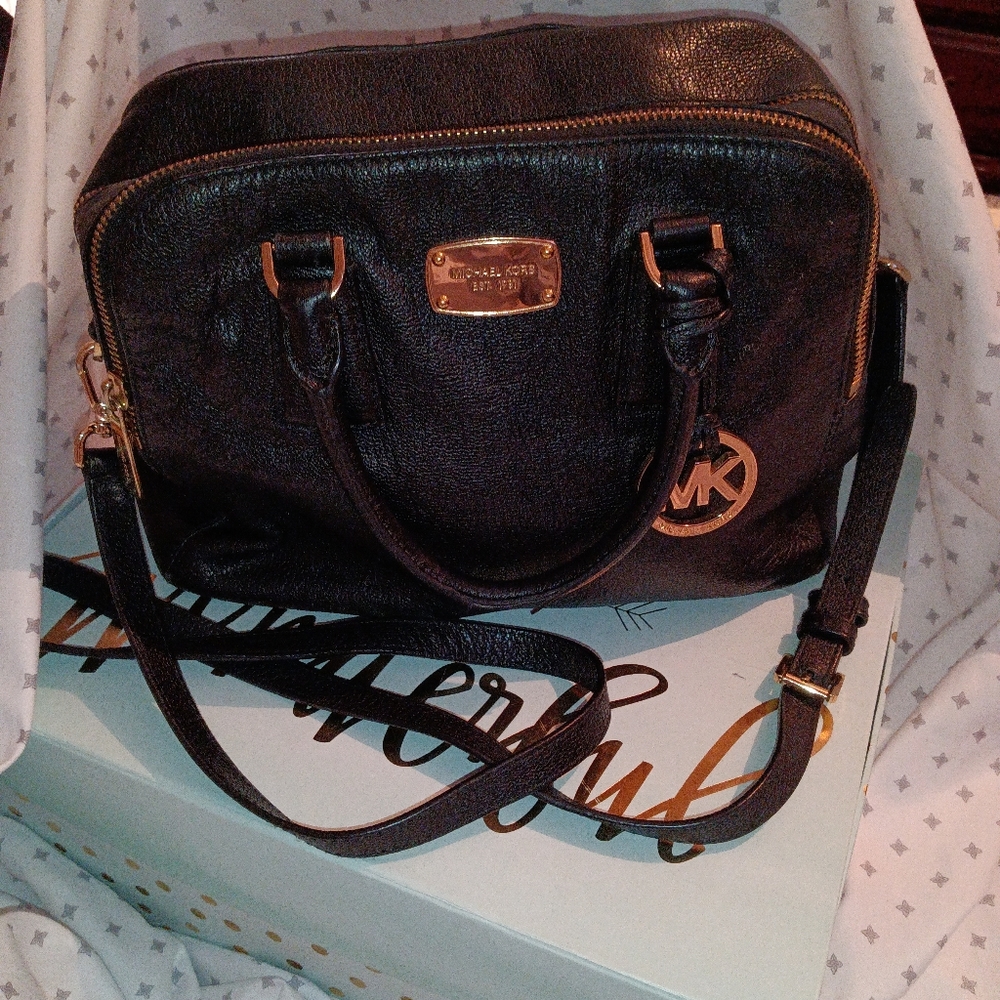Michael Kors black satchel